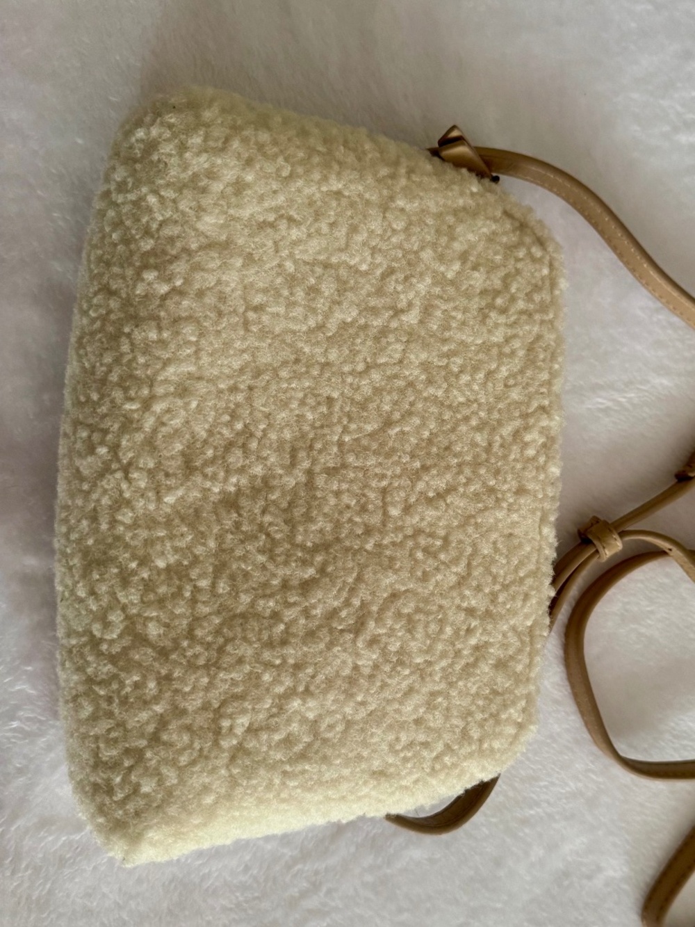 Fluffy small crossbody bag
